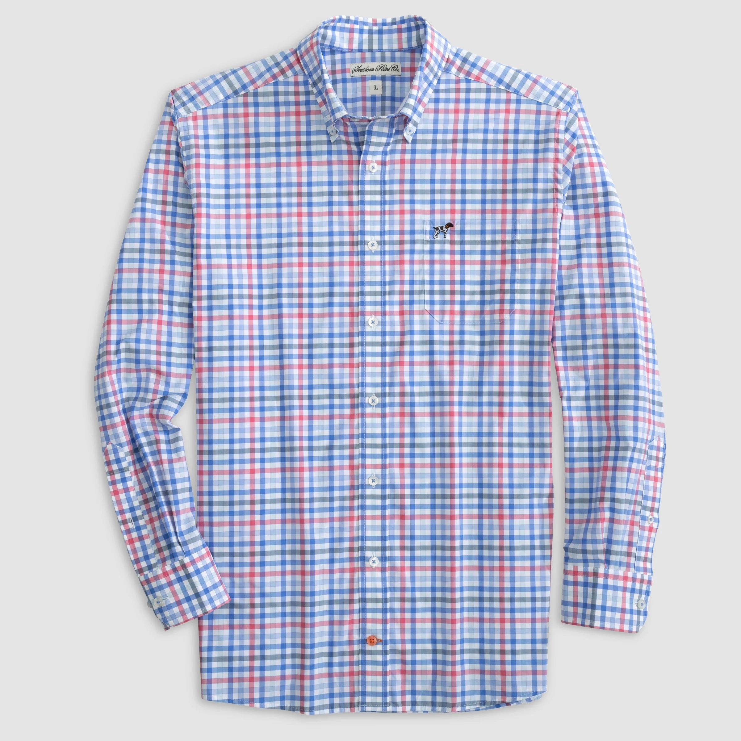 Hadley Performance Button Down - Beachfront Check Practical Shorts