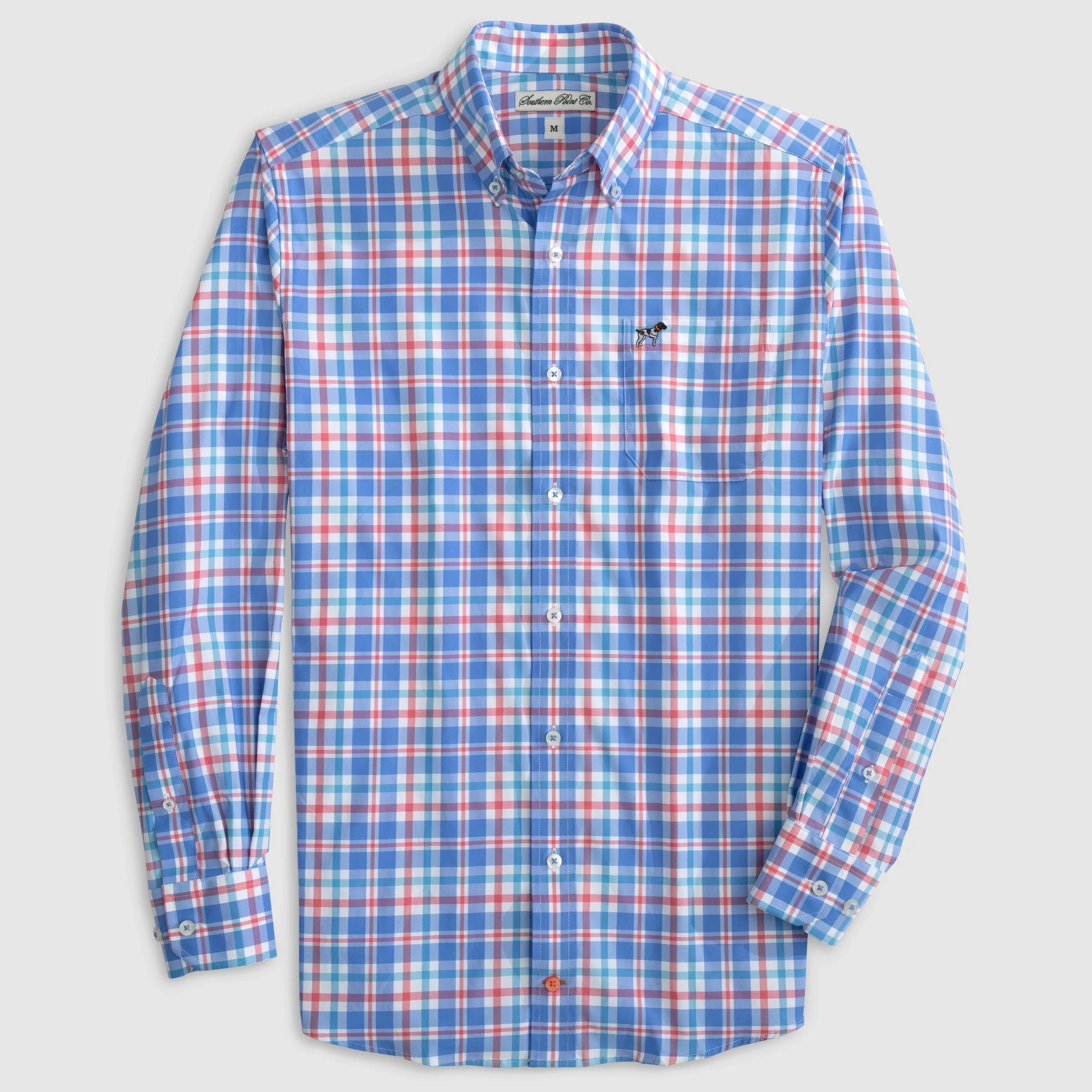 Hadley Performance Button Down - Breaker Plaid ElasticCuffDesign HighDensity Weave