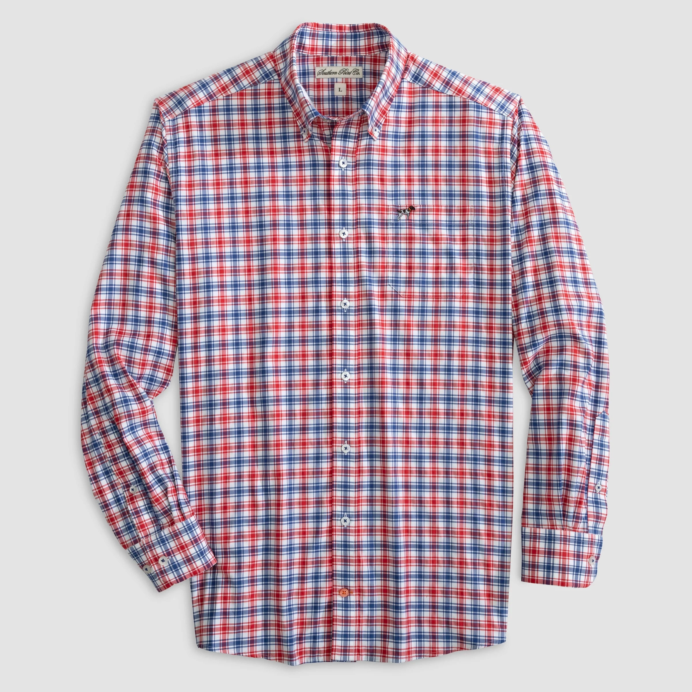 NoSlipTrims Hadley Performance Button Down - Liberty Check