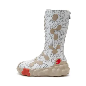 Hand-painted Leaves 2 Figueras VI Women Fashion Fit