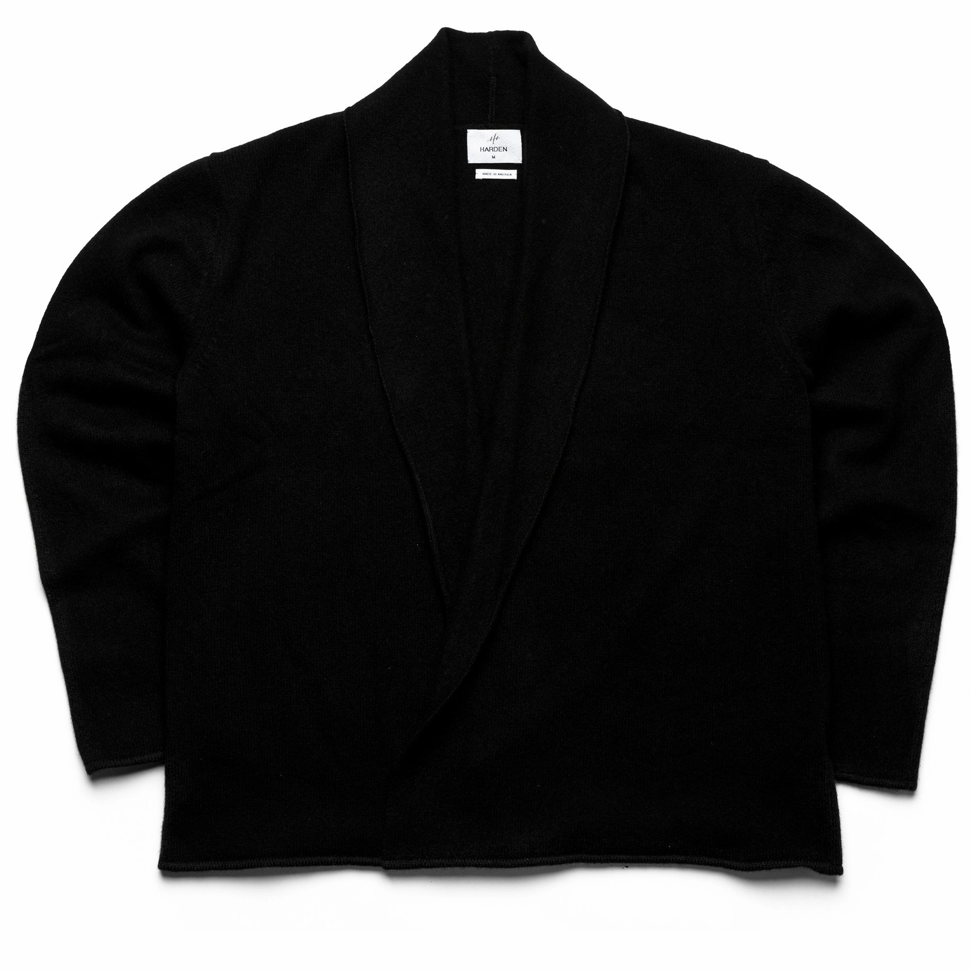 Harden Cactus Cardigan - Black Sporty Jacket