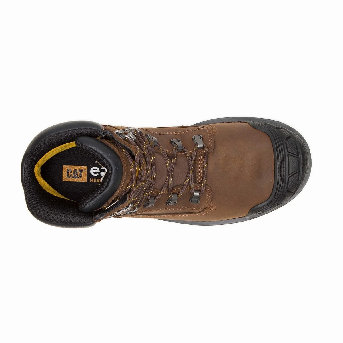 Caterpillar Excavator Xl 6" Waterproof Composite Toe Men's Work Boot (p90991) In Dark Brown All Day Protection