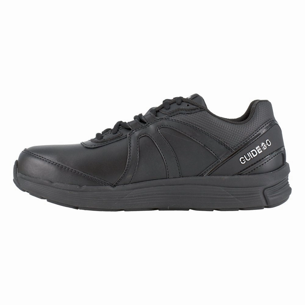 Reebok Women's Performance Work Cross Trainer Steel Toe Shoe Rb351 In Black Reinforced Seams