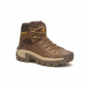 Caterpillar Invader Hiker Waterproof Soft Toe Men's Work Boot (p51083) In Pyramid Secure Cushion Comfortable Boot Design