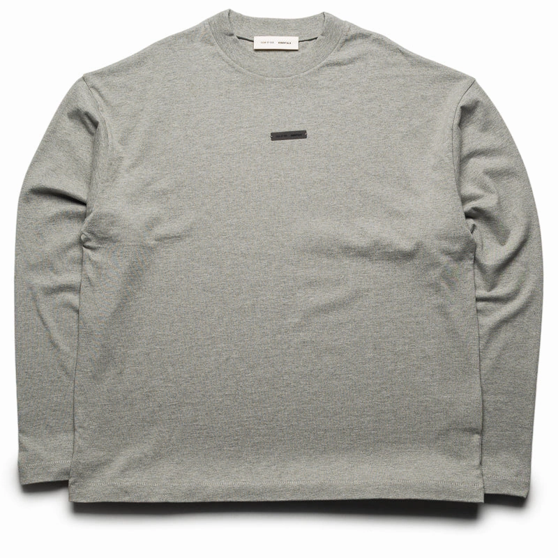 LightweightDesign Fear Of God Essentials Classic Fit L/S Tee - Concrete Heather