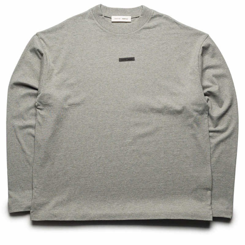 Tale Core Fear Of God Essentials Classic Fit L/S Tee - Concrete Heather