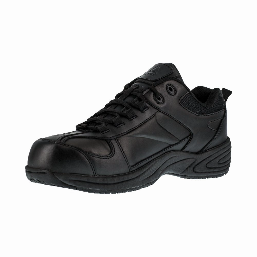 Heavy Duty Material outdoor durability Reebok Women's Jorie Street Sport Jogger Work Shoe Composite Toe Rb186 In Black
