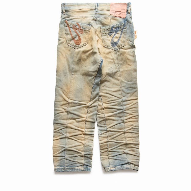 Regal Glow Ventilation Panels PDF Channel Ebisu Jeans - Leather Hand