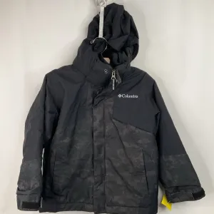 Rain Guard Size 4-5: Columbia Black Omni-Tech Fleece Lined 3-in-1 Winter Coat