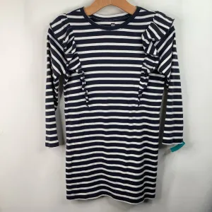 Daily Chic flattering appearance Size 12: Tea Blue/White Striped Long Sleeve Dress