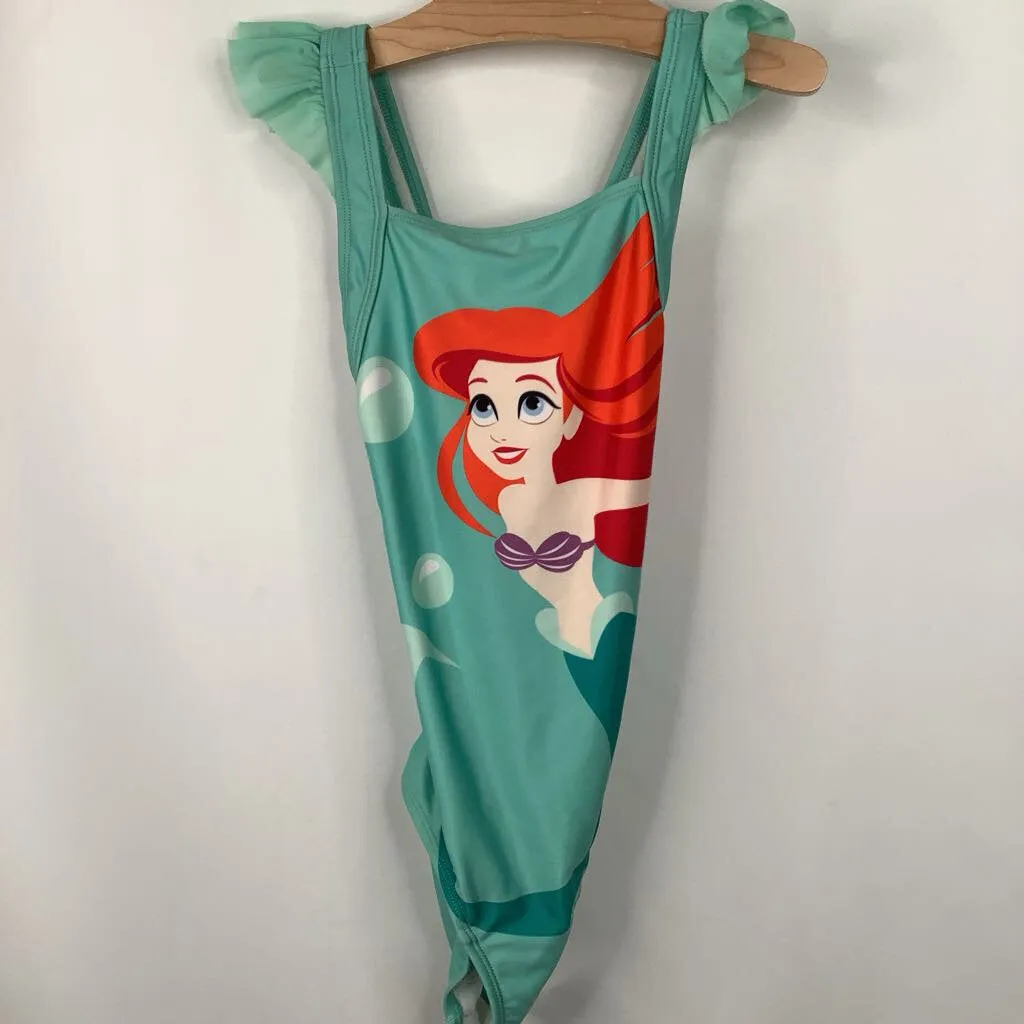 Size 8 (130): Hanna Andersson Disney Ariel 1pc Swim Suit Ocean Vibes