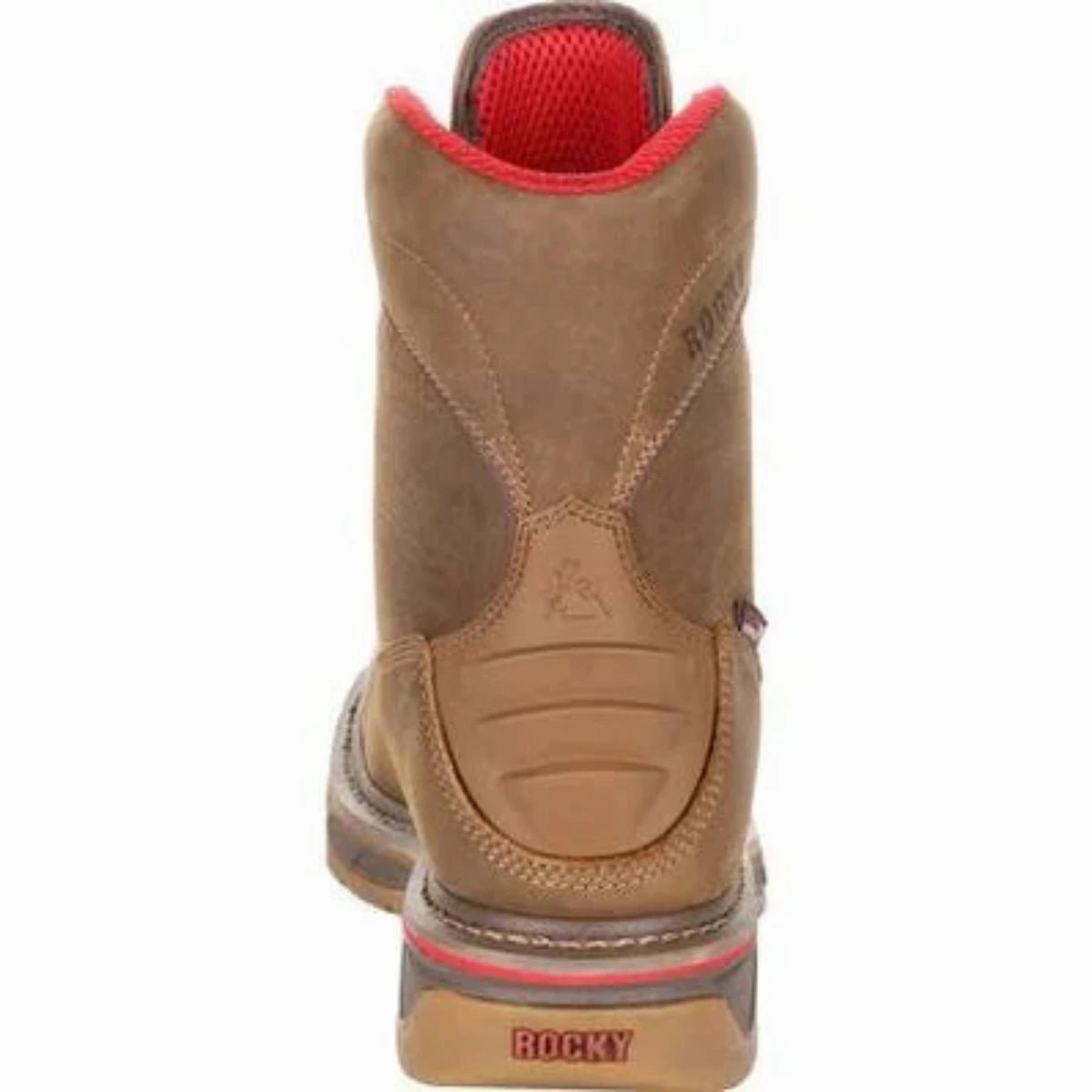 Rocky Iron Skull Men's Waterproof Lacer Western Boots Rkw0286 In Brown Compression Molded Midsole Running Comfort