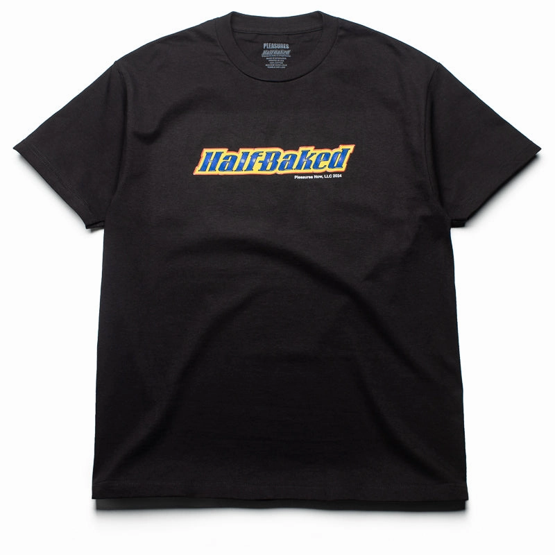 Pleasures Half Baked Tee - Black Resort Mood Cozy Sweater