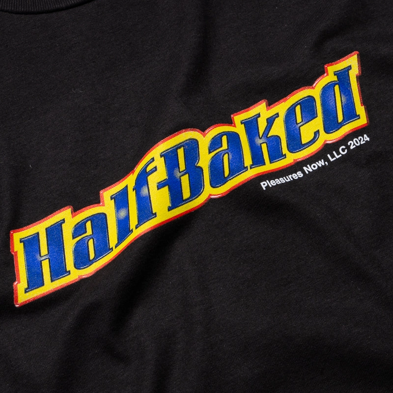 Pleasures Half Baked Tee - Black Cozy Vibe Essential Tee