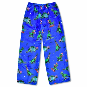 VersatileCuff Holiday Dino Plush Pant