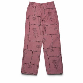 Honor The Gift Crease Pant - Mauve WindproofInterior StretchWaistband