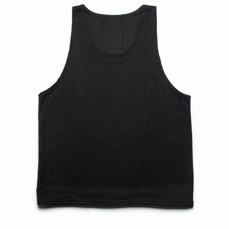 Honor The Gift Knit Tank Top - Black Match Fit FadeResistantDye