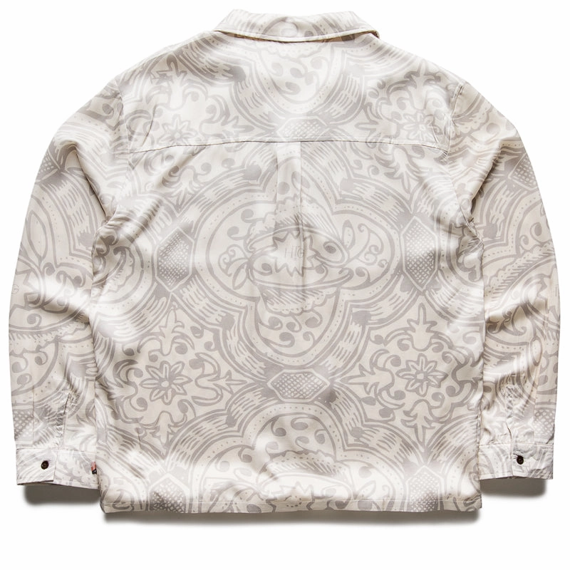 Joy Mood FadeResistant Dye Honor The Gift LS Printed Woven L/S Shirt - Bone