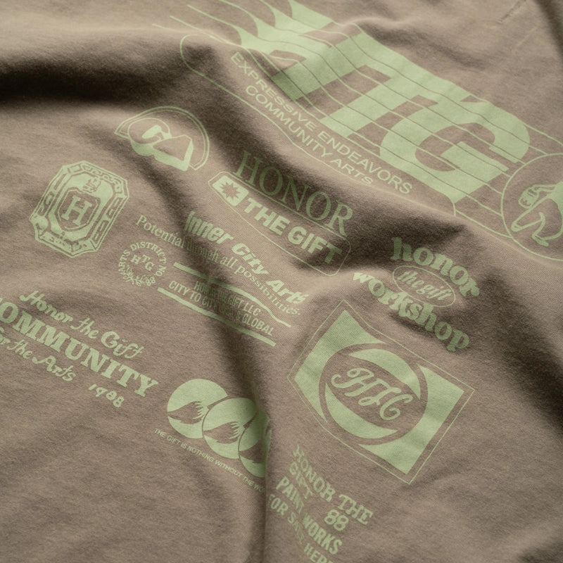 Honor The Gift Paint Works Tee - Taupe SustainableProduction