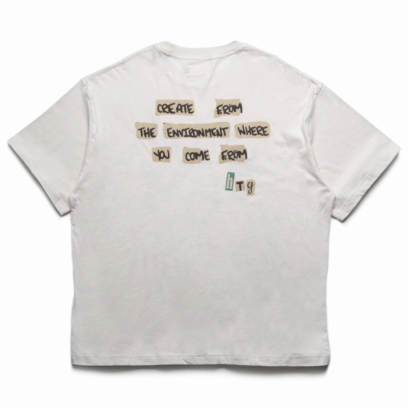 Casual Footwear Tencel Blend Fabric Honor The Gift Start To Finish Tee - Bone