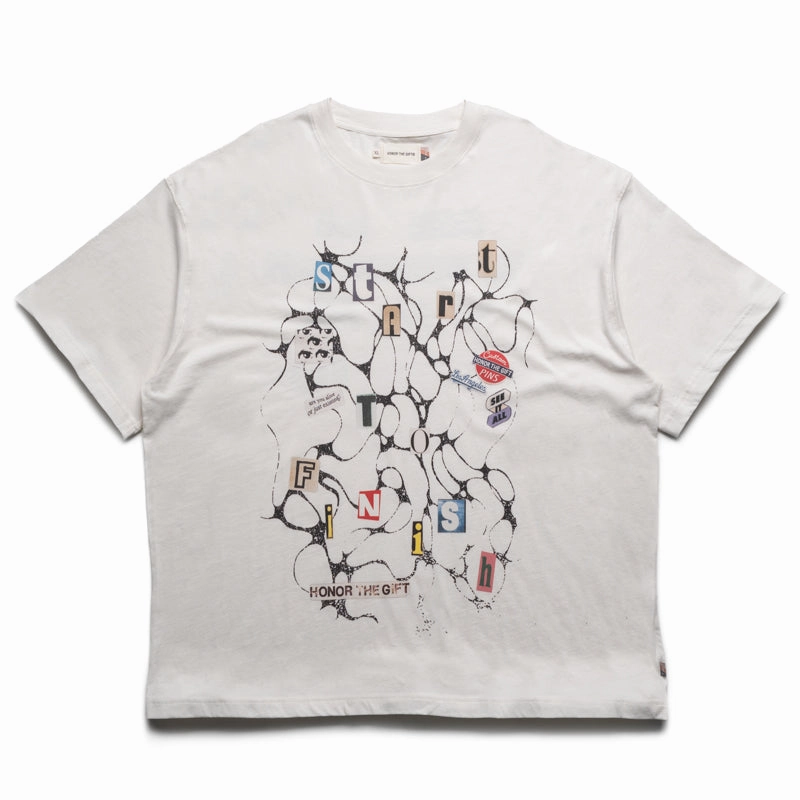 AntiStaticMaterial Free Mind Honor The Gift Start To Finish Tee - Bone