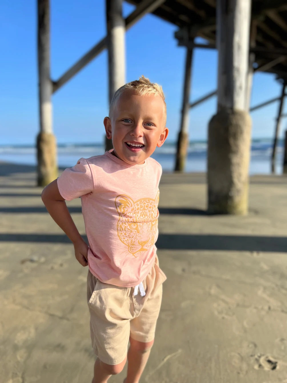 Falmouth Leopard T-Shirt Classic Glow