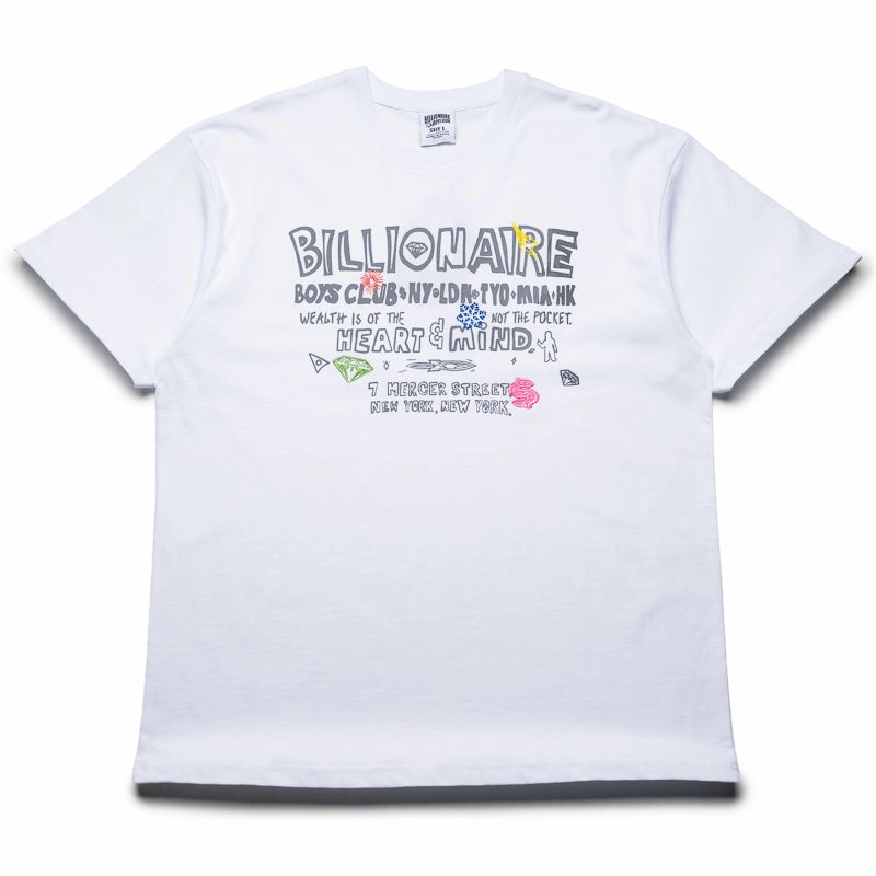 Comfort sleepwear Run Ready Billionaire Boys Club Satellites Knit Tee - White