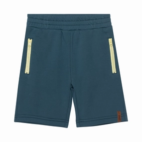 Dark Teal French Terry Shorts Focus Fit Hot Core