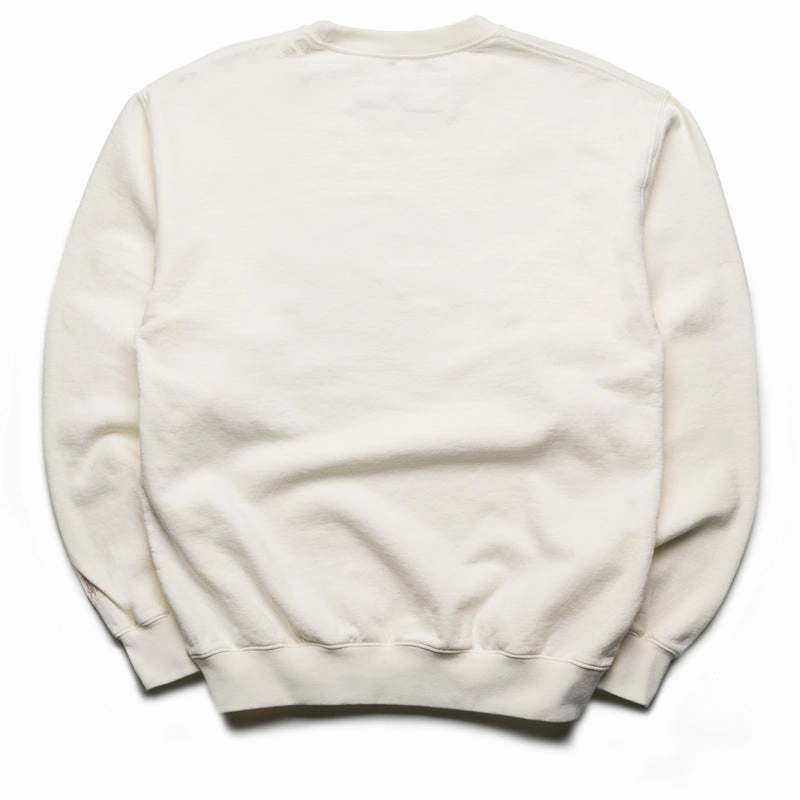 One Of These Days Go Rodeo Crewneck - Bone Pure Linen Blend Young Edge
