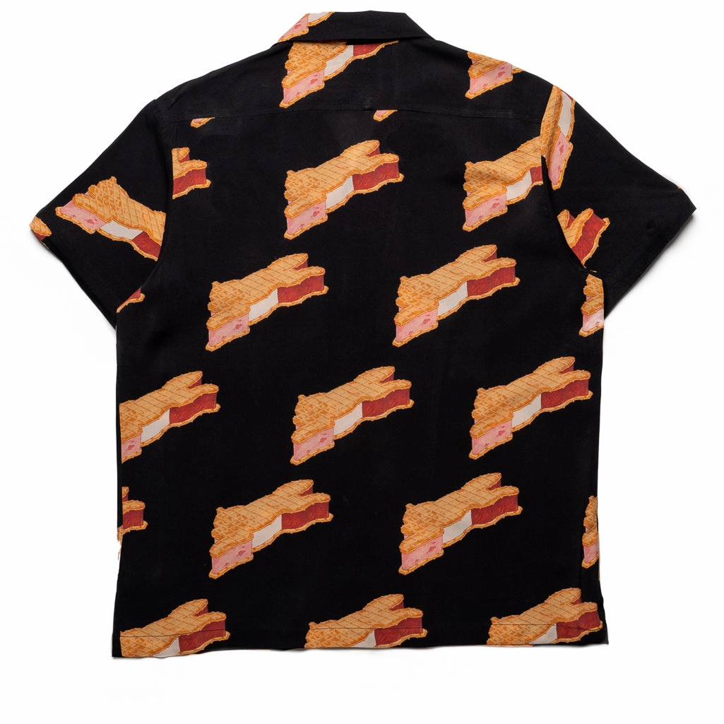 Peace Core Ice Cream Base Woven Shirt - Black