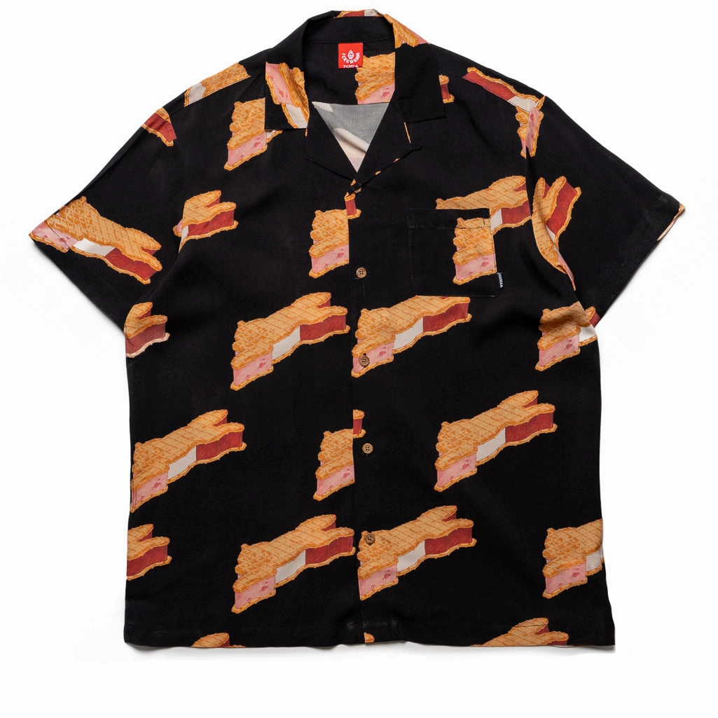Ice Cream Base Woven Shirt - Black HighDurabilityClothing