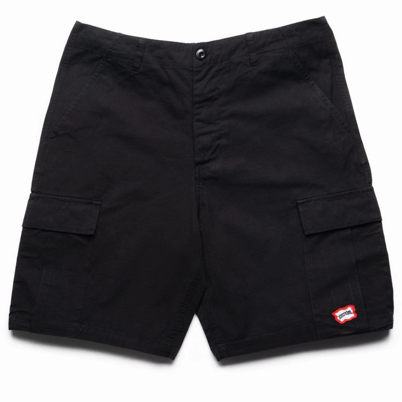 Ice Cream Destro Cargo Shorts - Black ReflectiveTrims LightweightWeave