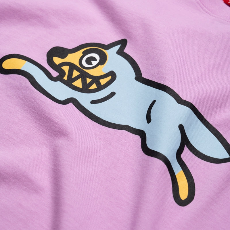 Ice Cream Running Dog Tee - Orchid QuickDrying Material