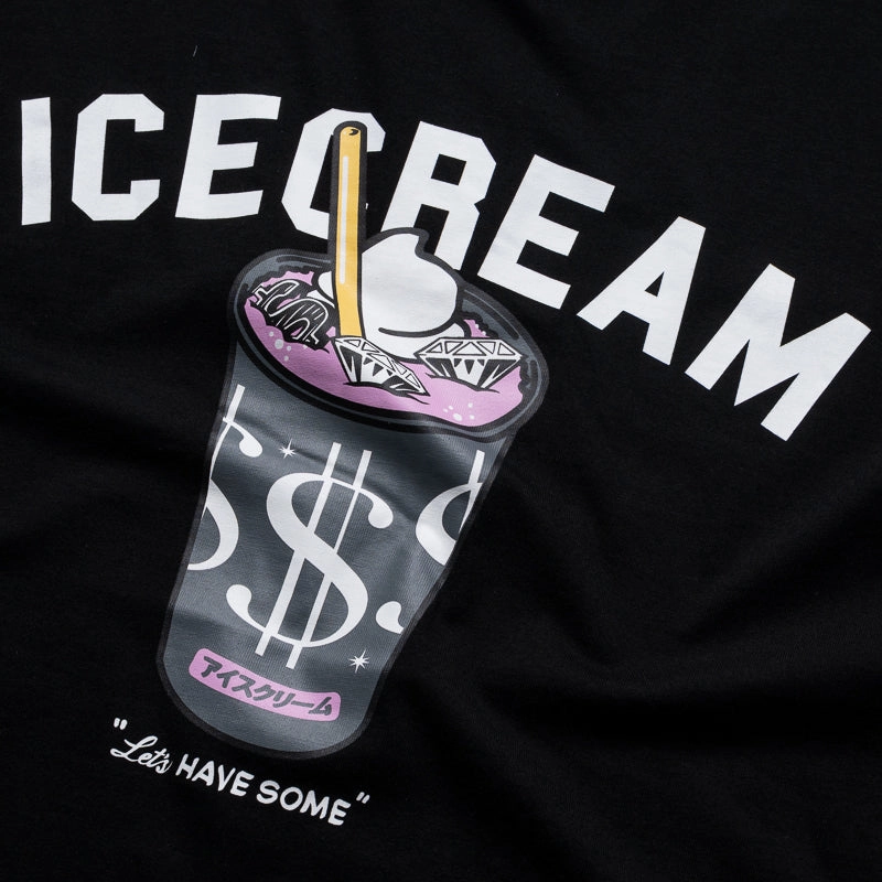 Metro Mode Ice Cream Shake Tee - Black