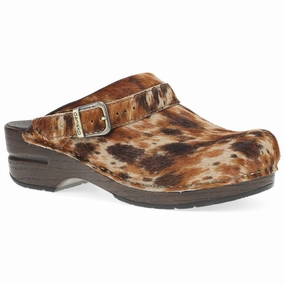 Ingrid Spotted Haircalf Moisture Wicking Fabric Easy Adjust Straps