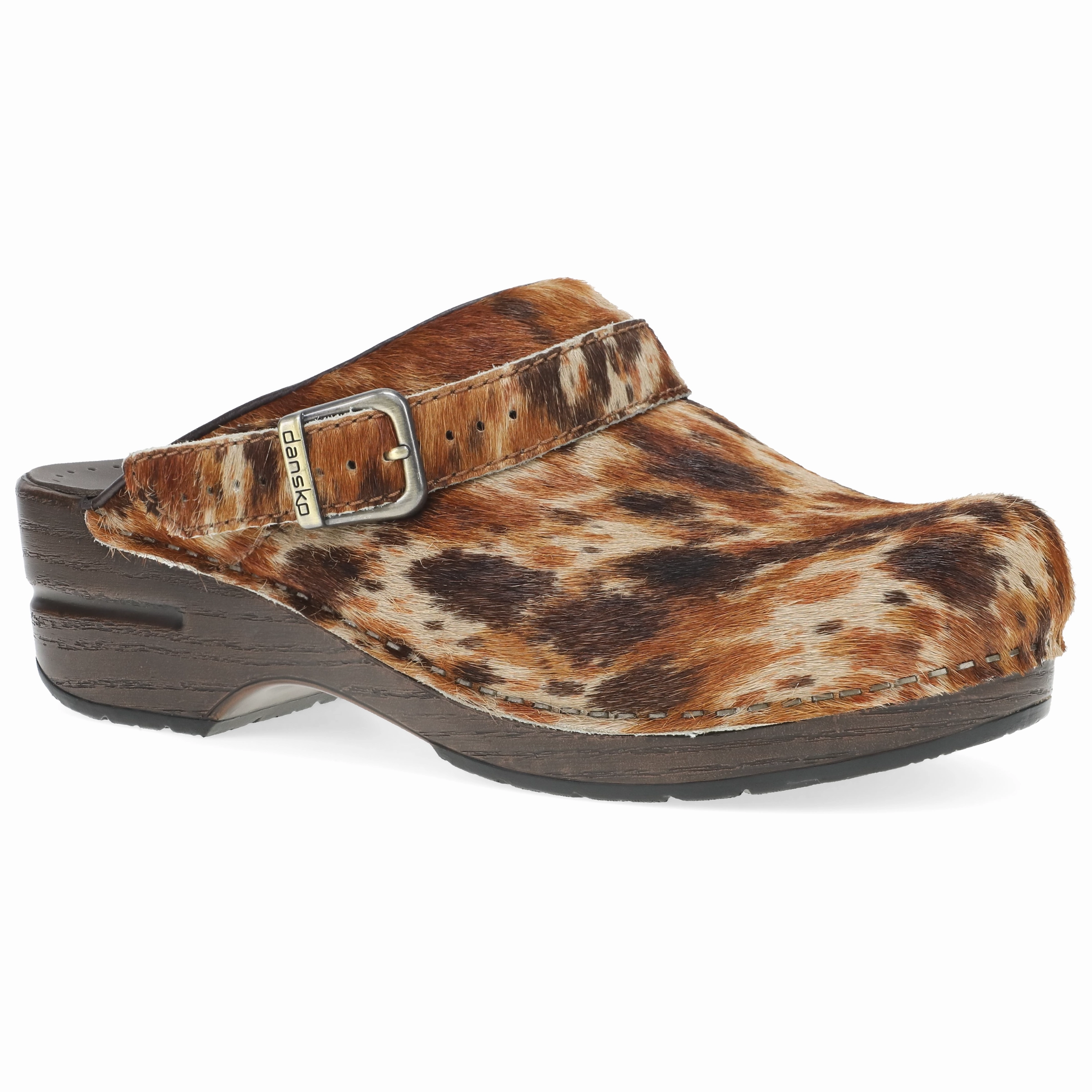 Ingrid Spotted Haircalf Moisture Wicking Fabric Easy Adjust Straps