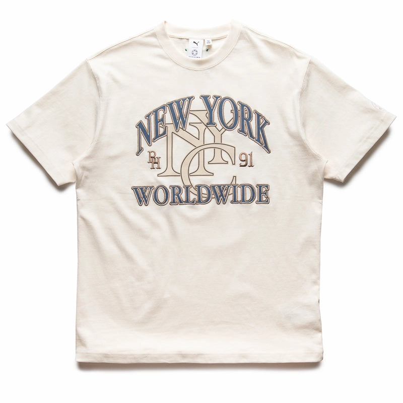 Microfiber Blend Rhuigi x Puma Graphic Tee - Prisitine