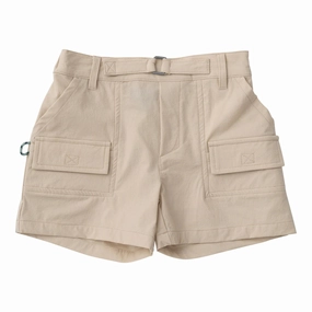 Ice Fit NonSlip Grips Inshore Performance Short - Khaki