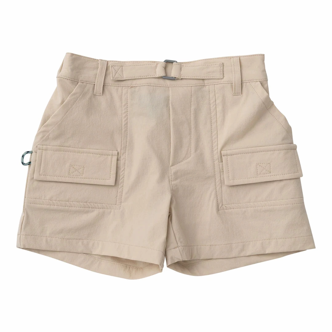 Ice Fit NonSlip Grips Inshore Performance Short - Khaki