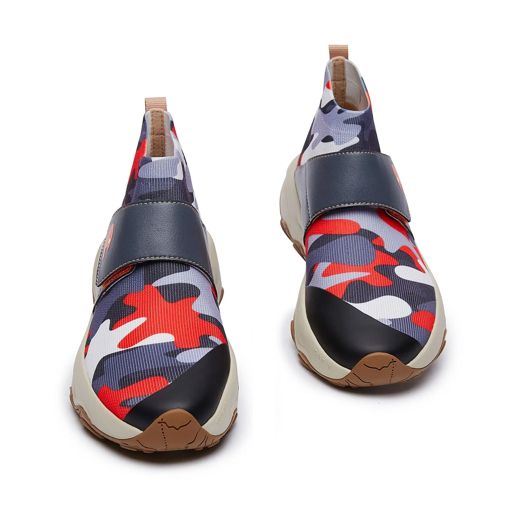 Crack-Red & Grey Cazorla II Women Flexible Frame Urban Traveler Low Profile Active Nomad