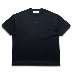 Fear Of God Essentials Classic Fit Tee - Jet Black Effortless Style Relaxed Jeans