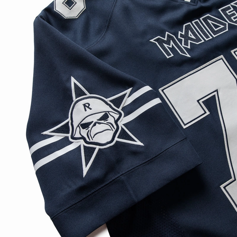 Iron Maiden x Represent Anniversary Jersey - Mid Blue Body Free