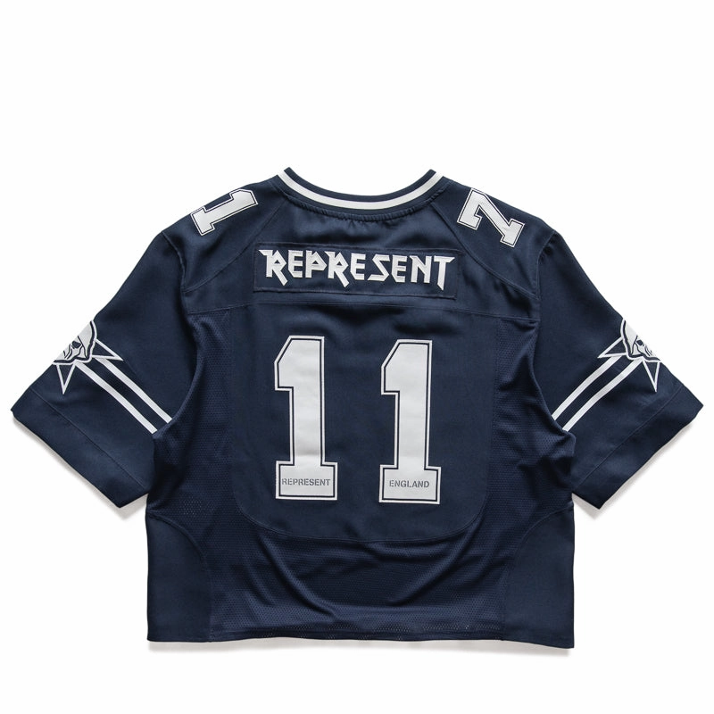 QuickEvaporation Iron Maiden x Represent Anniversary Jersey - Mid Blue