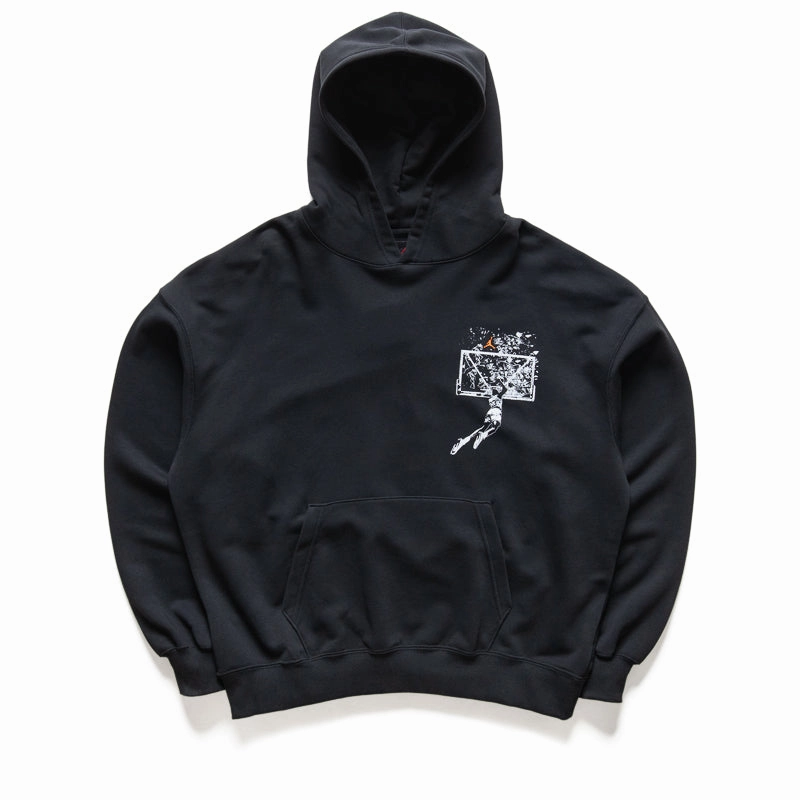 Adaptable Outfit Jordan Oversized Pullover Hoodie - Black/Starfish