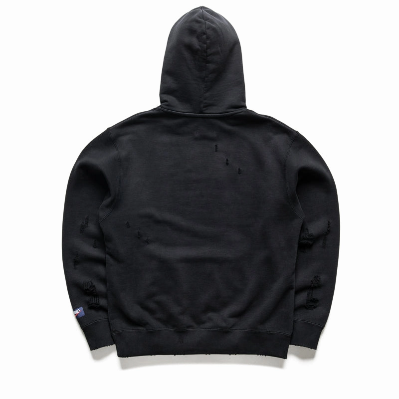 Jordan Rare Air Fleece Pullover Hoodie - Black/Chile Red Joy Mood