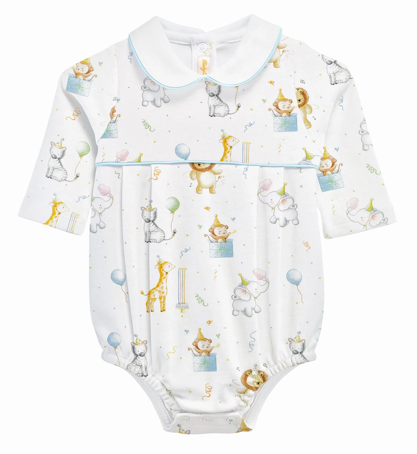 Jungle Party Bubble w/ Round Collar SplitHemDesign