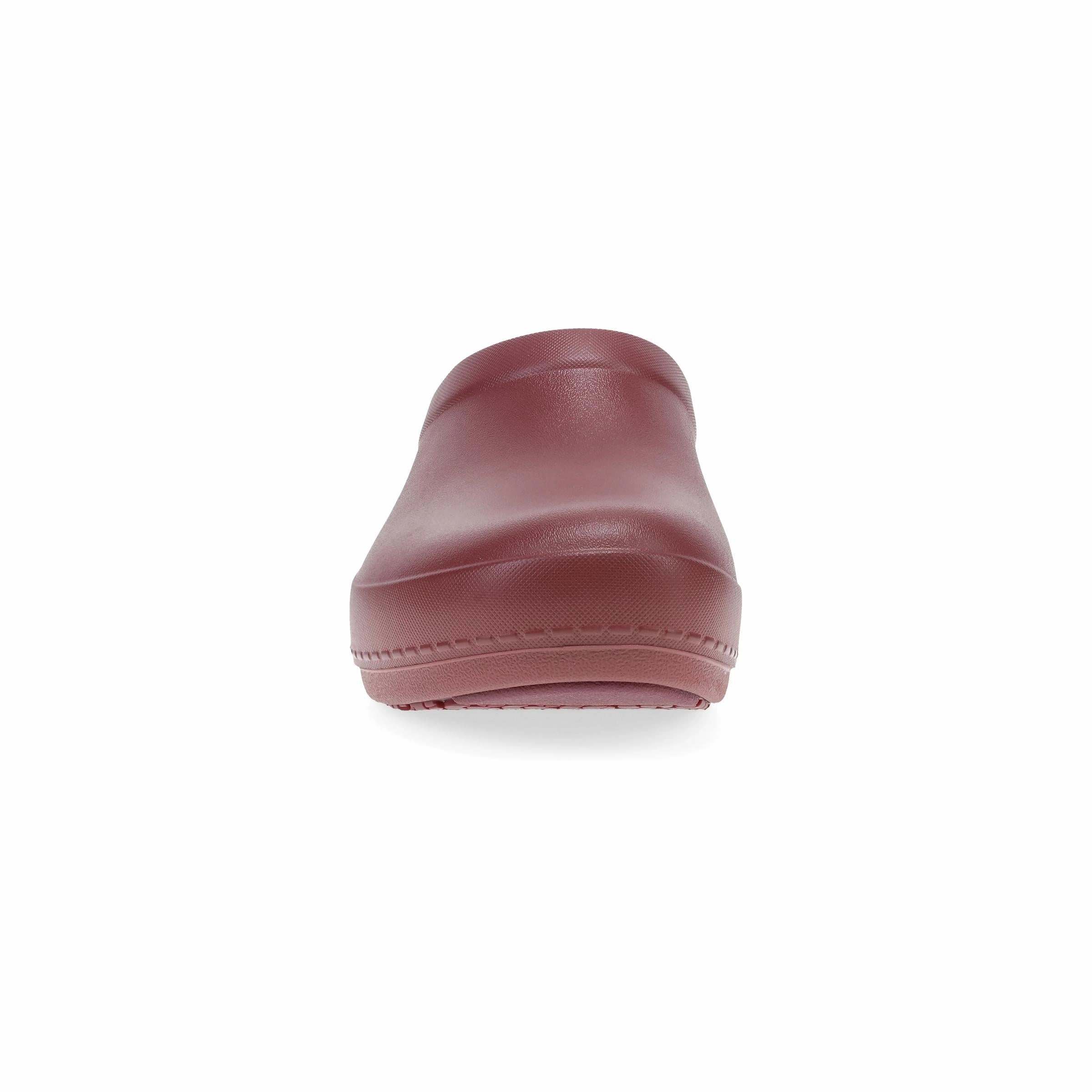 Kaci Wine Molded Contoured Shape Cushioned heel