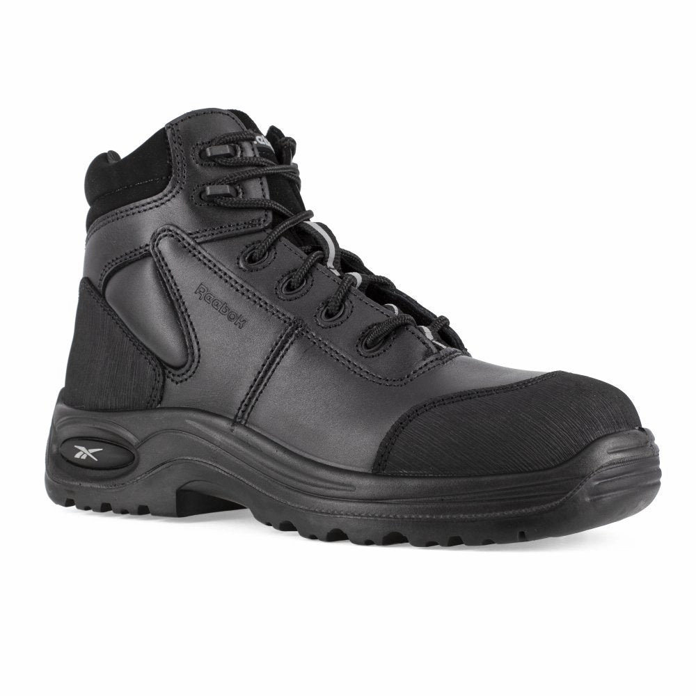 Reebok Trainex 6" Men's Sport Work Boot Composite Toe Rb6750 In Black barefoot trail sneakers