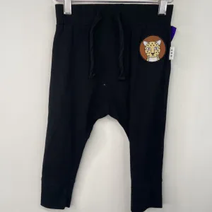 Plain kids' clothes Size 3: Hux Black Cheetah Patch Pants