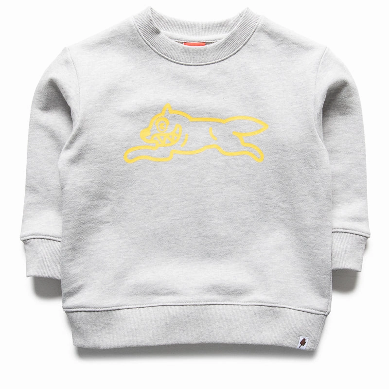 Kids Ice Cream Lemon Bar Sweatshirt - Heather Gray Durable Stitching RecycledBlend